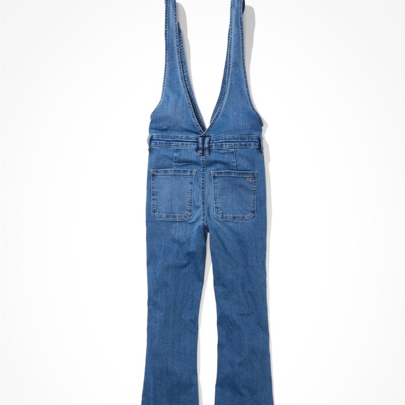 AE Denim Flare Overall - Picture 6 of 13
